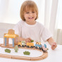 Viga PolarB Wooden Train Set 30 pcs.
