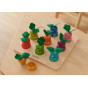MASTERKIDZ Montessori Vegetables Educational Board Learning Numbers and Colors