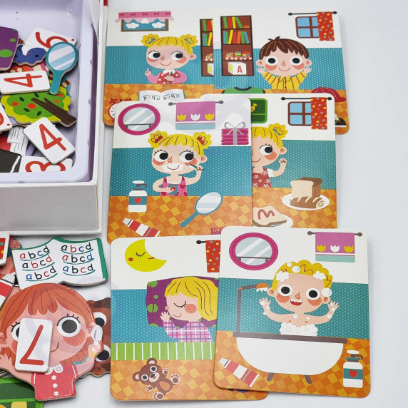 TOOKY TOY Wooden Puzzle Magnetic Box