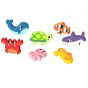 TOOKY TOY Wooden Montessori Puzzle Sea World Fish Turtle Shapes