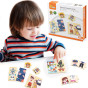 VIGA Wooden Puzzle Matching Professions