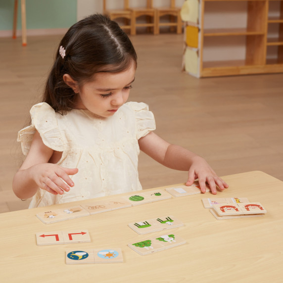 VIGA Wooden Puzzle Opposites