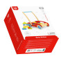 TOOKY TOY Wooden Walker Pusher for Children + Blocks 23 pcs.