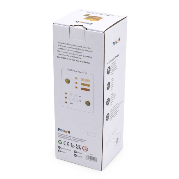 VIGA PolarB Wooden Tower Puzzle Game