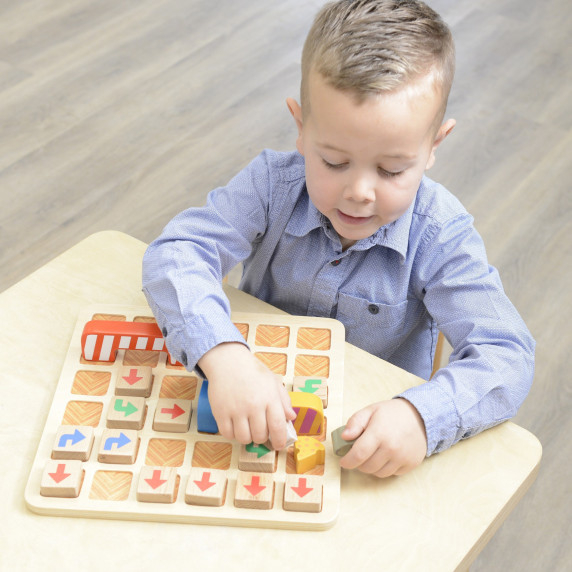 MASTERKIDZ Early Learning Programming Puzzle Game Find the Path to the Cheese!