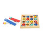 TOOKY TOY Game for Children Wooden Table Flying Fish 19 pcs.