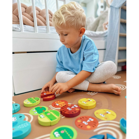TOOKY TOY Skill Game Animal Blocks FSC Certified