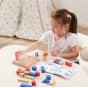 VIGA Wooden Building Game 3D Montessori Blocks