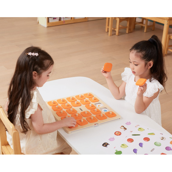 VIGA Memory Game Guess the Pictures 10 Cards Montessori Large