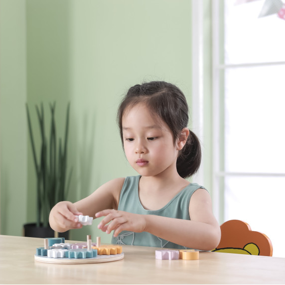 VIGA PolarB Wooden Gears with Animals