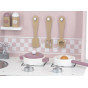 VIGA PolarB Wooden Kitchen with Accessories Silver - Pink