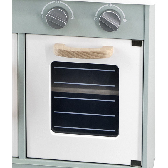 VIGA PolarB Wooden Kitchen with Eco Green Accessories