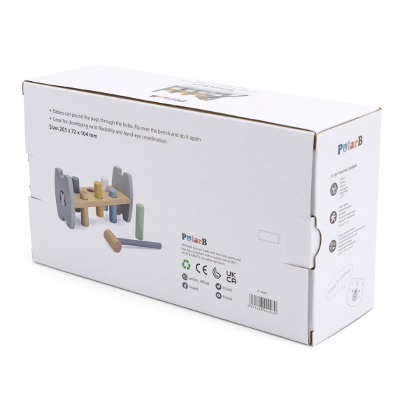 VIGA PolarB Wooden Penguin Montessori Hammer