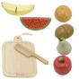 Viga Wooden Fruit Chopping Board Knife PolarB Educational Toy