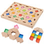 VIGA Wooden Acrylic Light Blocks Construction 66 pcs 18m+