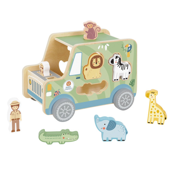 TOOKY TOY Safarii Activity Cube Car