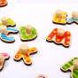 TOOKY TOY Puzzle Montessori Alphabet Puzzle with Pins