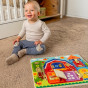 TOOKY TOY Manipulative Board Castles Pictures Farm
