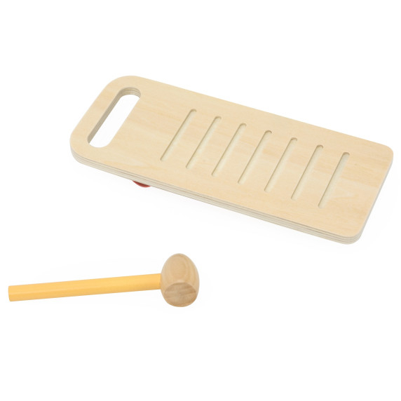 VIGA Wooden Set of Knockout + Xylophone 2 in 1