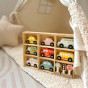 TOOKY TOY Set of Wooden Vehicles and Road Signs in a Box