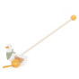 VIGA PolarB Wooden Push Goose on a Stick for Children 12m+