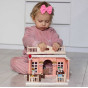 WOOPIE Dollhouse Rabbit Family Flower Shop + Figurine