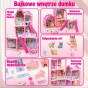 WOOPIE Dollhouse Villa with Accessories and Illuminated Doll 296 pcs.