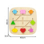 VIGA Wall Activity Panel with 16 Movable Elements
