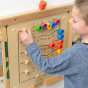 MASTERKIDZ Colorful Caterpillars Learning Numbers and Quantities - Montessori Educational Wall Board
