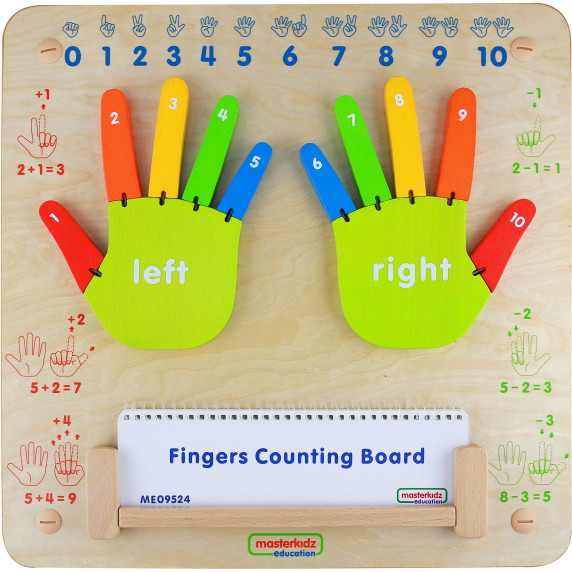 MASTERKIDZ Train Board Set 5 in 1 Sensory Board Motor Learning Senses and Emotions