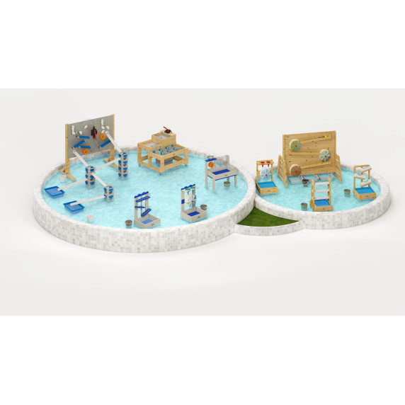 CLASSIC WORLD EDU Playground Water Toy Waterfall