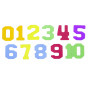 MASTERKIDZ Transparent Numbers and Letters 38 pcs Montessori
