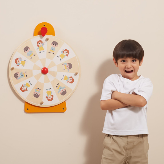 VIGA Wall Board Circle Show Emotions FSC Montessori Certificate
