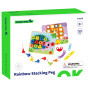 TOOKY TOY Multifunctional Board Set of Colored Screws Learning Shapes