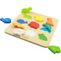 MASTERKIDZ Wooden Shape Sorter Colorful Animals Montessori