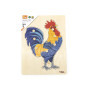 VIGA Wooden Montessori Puzzle Rooster with Pins