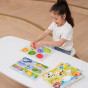 VIGA Wooden Puzzle Montessori 2-in-1 Figures Vehicles