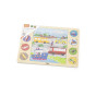 VIGA Wooden Puzzle Guess the Shadow - Means of Transport 17-piece puzzle
