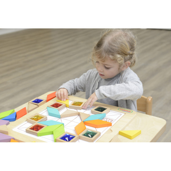 MASTERKIDZ Montessori Tangram Color and Shape Learning Mosaic Puzzle