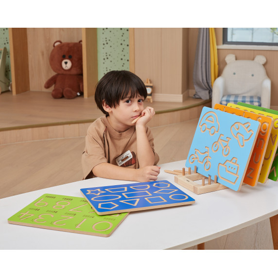 VIGA Graphomotor Board Lower Case Letters Learning to Write