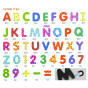 VIGA Wooden Magnetic Set Letters and Numbers
