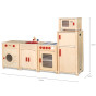 VIGA Wooden Huge Natural Kitchen Set FSC Certified