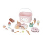 TOOKY TOY Sweet Cake Wooden Set of Sweets in a Box Confectionery Ice Cream Parlor