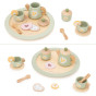 VIGA Wooden Spring Tea Set - 15 pieces