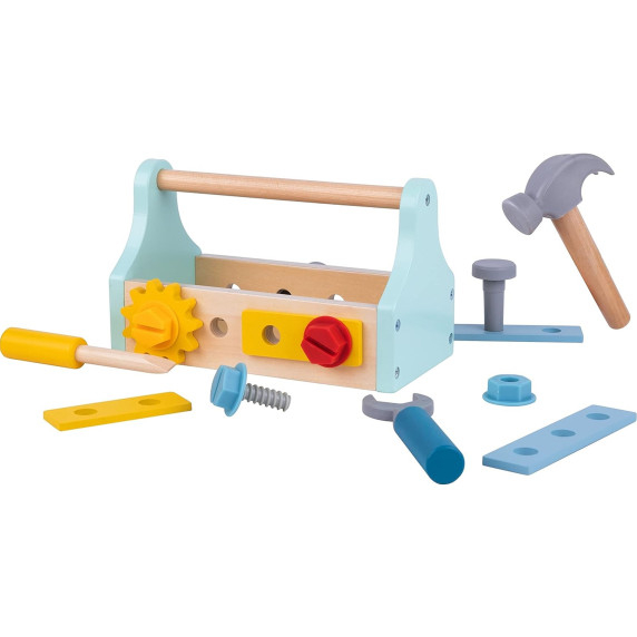TOOKY TOY Wooden Tool Box Set 18 pcs.