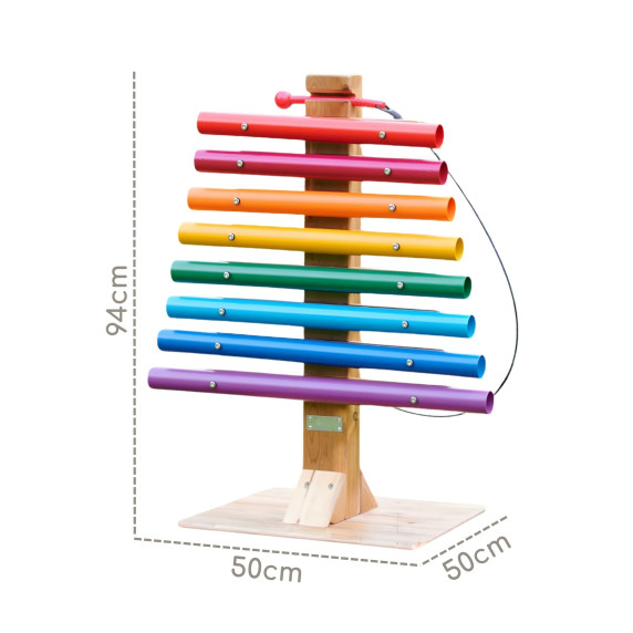 MASTERKIDZ Rainbow Music Tower Tubular Bells Xylophones