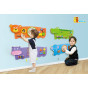 VIGA Educational Manipulative Sensory Board Wooden Crocodile FSC Montessori Certificate