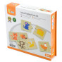 VIGA Wooden Puzzle Feed the Animal What Animals Eat Puzzle