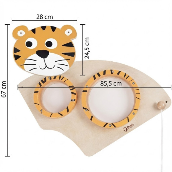 CLASSIC WORLD EDU Musical Wall Board TIGER