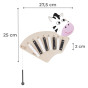 CLASSIC WORLD EDU Musical Wall Board ZEBRA